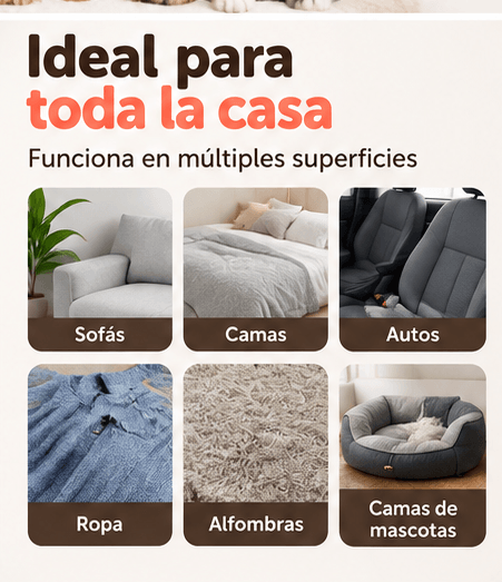 Superficies donde puedes usar PetCleaner